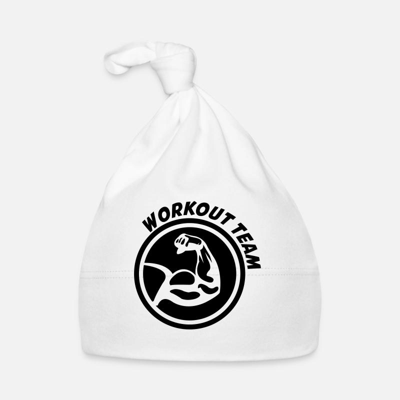 biceps workout Organic Baby Cap