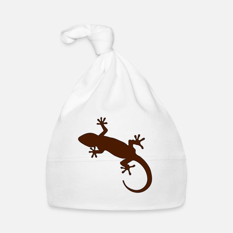 Gecko - Bonnet bio Bébé - blanc