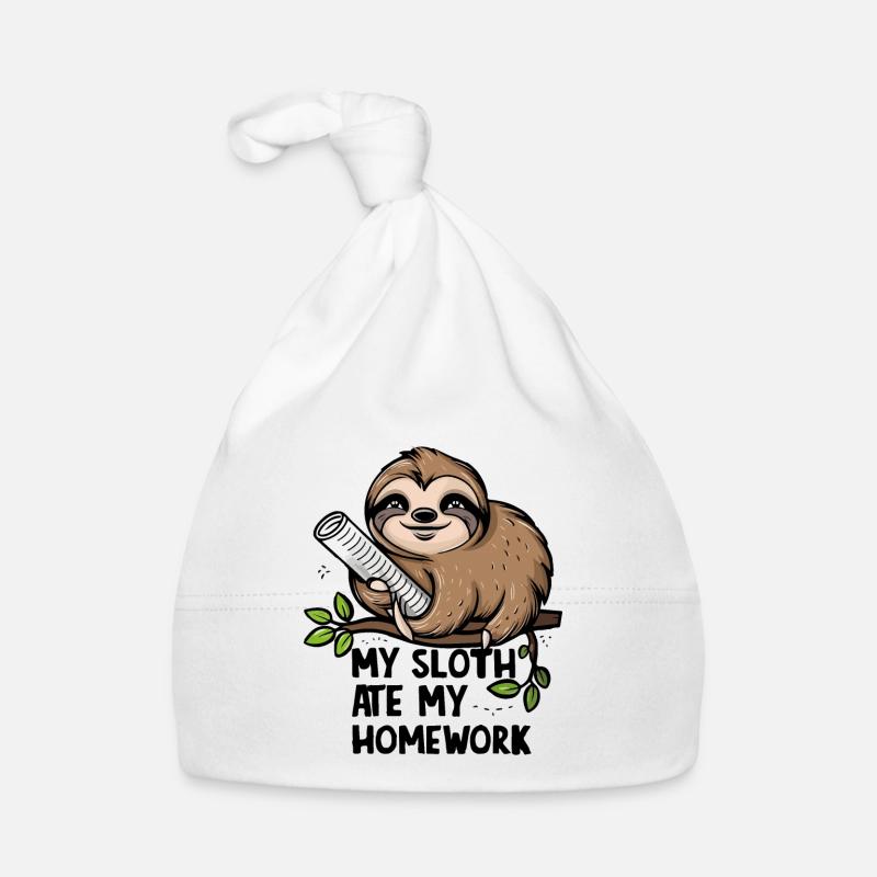 Ma paresse a mangé mes devoirs Bonnet bio Bébé