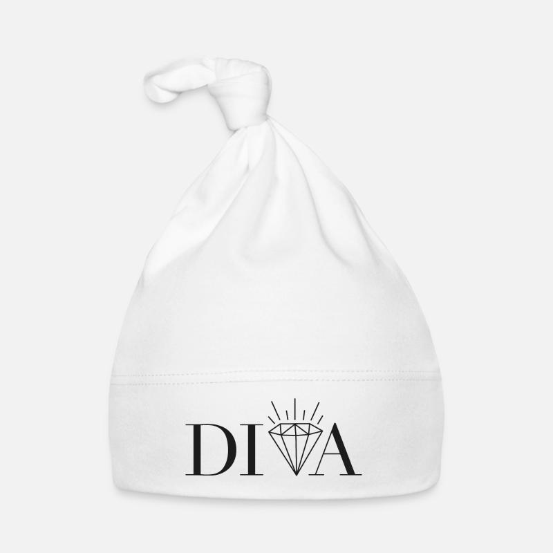 DIVA black Organic Baby Cap