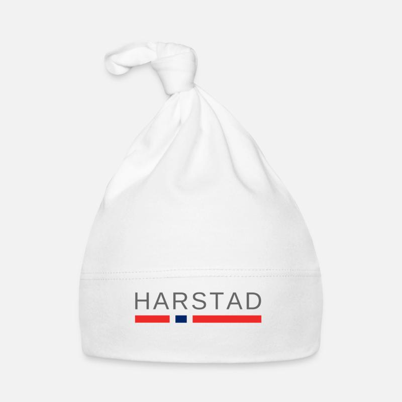 Harstad Norvège - Bonnet bio Bébé - blanc