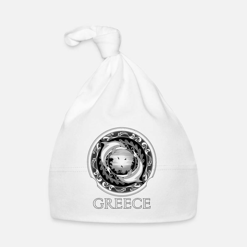 Delfine Griechenland Hellas Baby Bio-Mütze