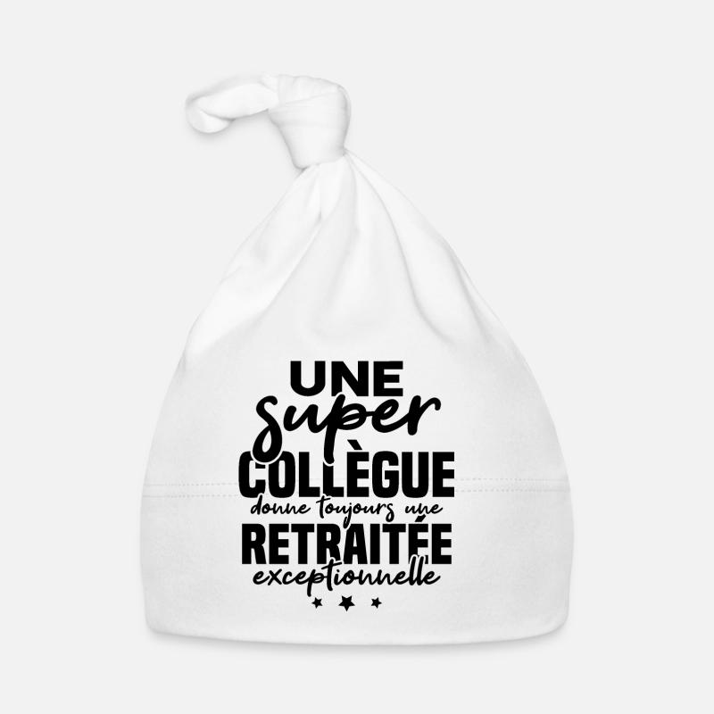 Super collègue / retraitée exceptionnelle Bonnet bio Bébé