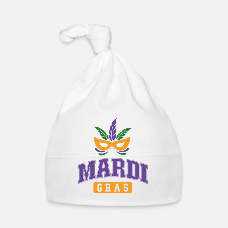 Mardi Gras Organic Baby Cap