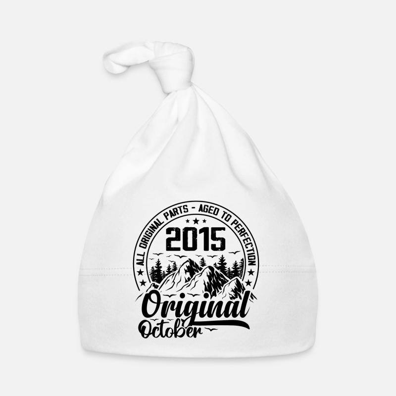 2015 octobre Original : 9 Ans cadeau Anniversaire Bonnet bio Bébé