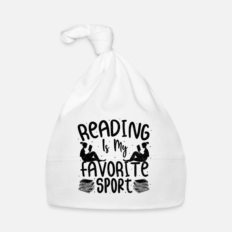 Reading Is My Favorite Sport - Read Organic Baby Cap