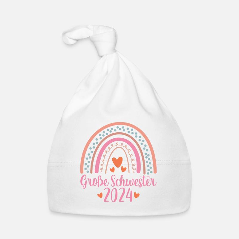 Große Schwester 2024 Baby Bio-Mütze