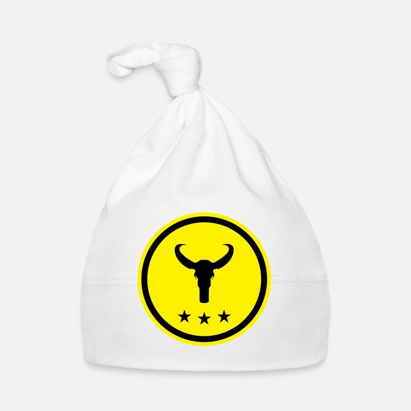 Bull skeleton Organic Baby Cap