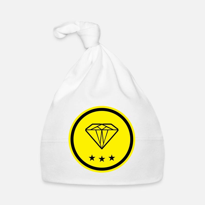 Symbole de diamant Bonnet bio Bébé