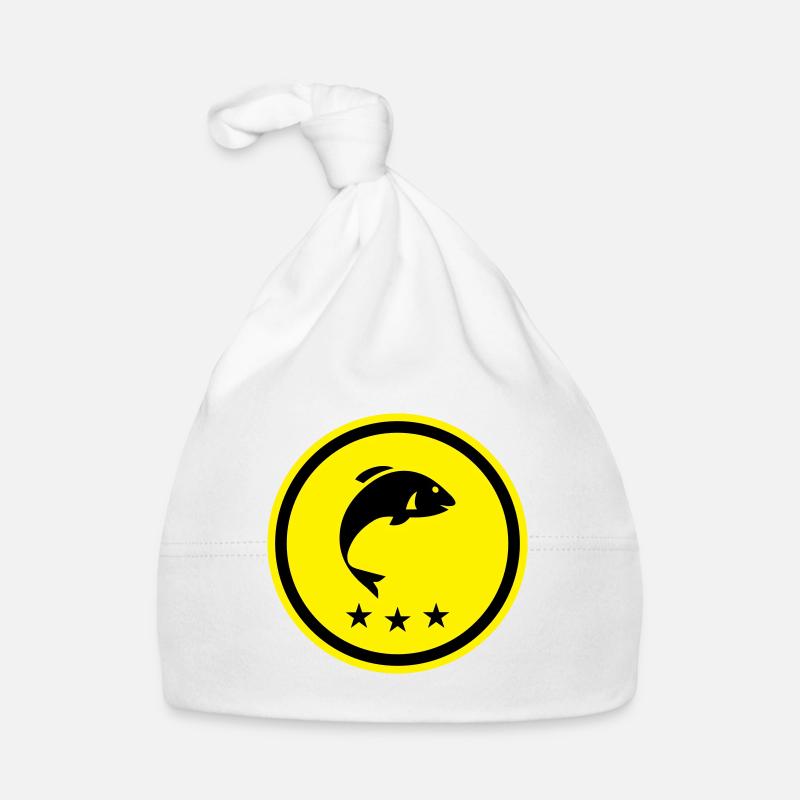 Symbole du poisson Bonnet bio Bébé