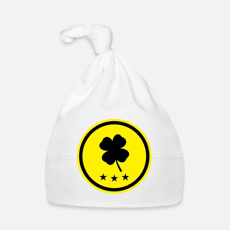 Kleeblatt Glück Baby Bio-Mütze