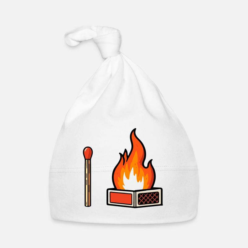 Match de feu Bonnet bio Bébé
