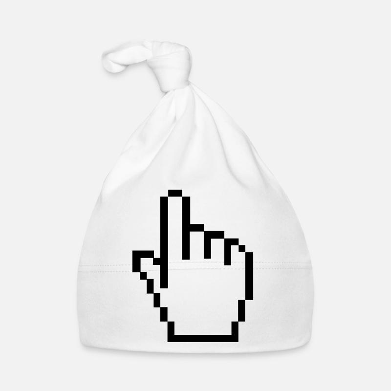 Pixel hand Organic Baby Cap