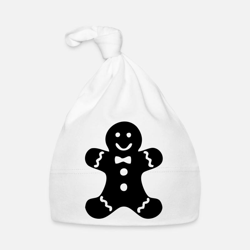 Gingerbread Man Organic Baby Cap