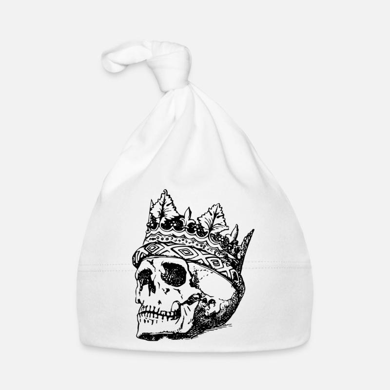 King Crown Skull Organic Baby Cap