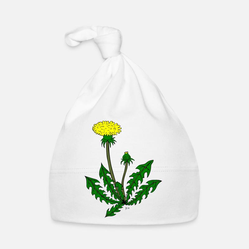 Löwenzahn Pusteblume Baby Bio-Mütze