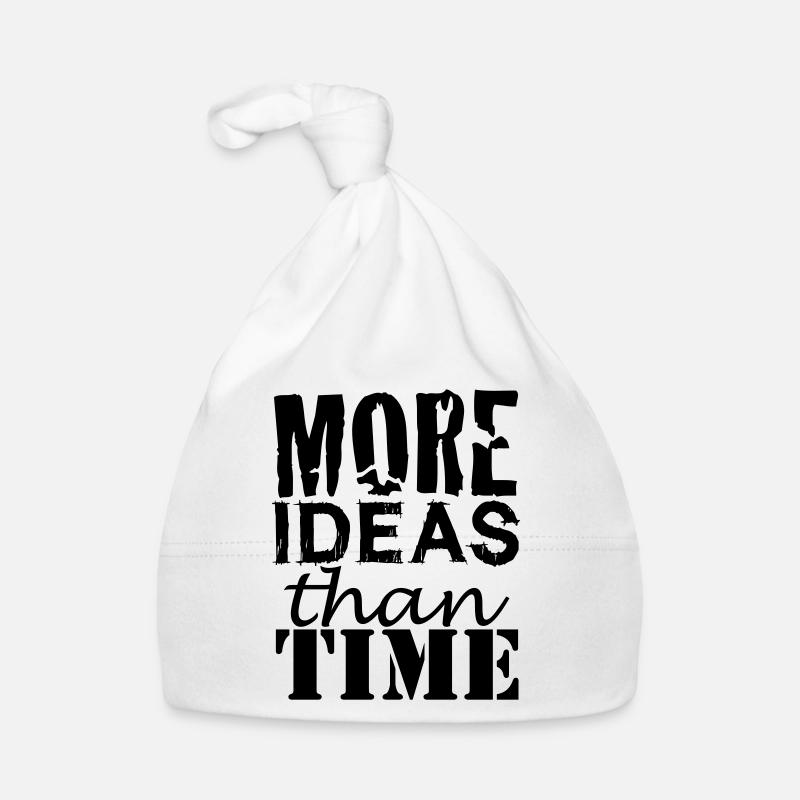 Plus que des idées Heure: Creative People - Bonnet bio Bébé - blanc