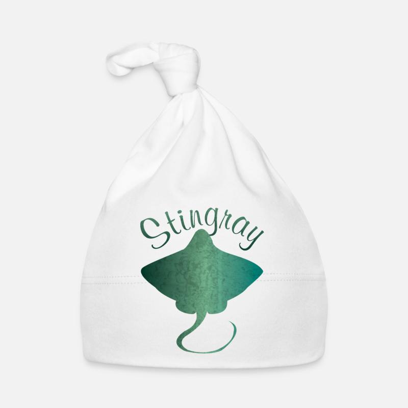 Ray stingray stingray gift Organic Baby Cap