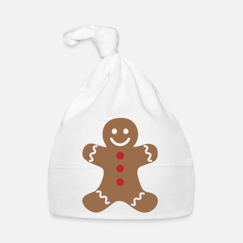 Gingerbread man Organic Baby Cap