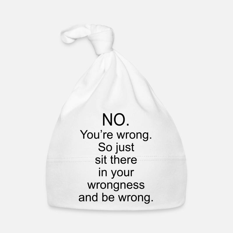 Wrong quote Organic Baby Cap