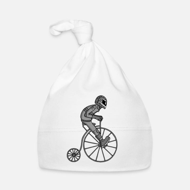 Retro Biker Baby Bio-Mütze