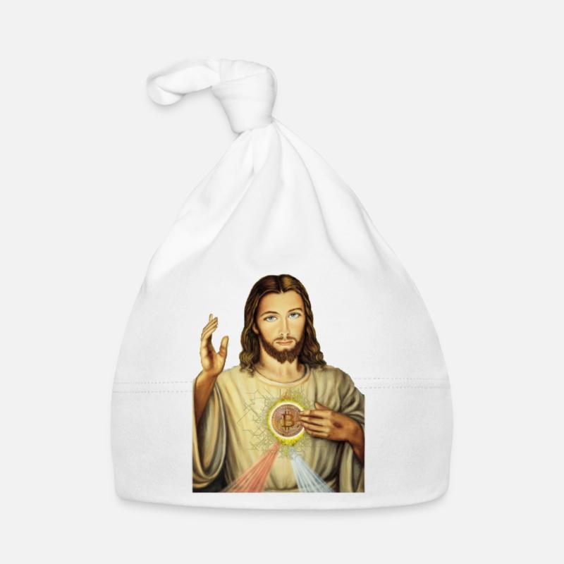 Bitcoin Jesus Baby Bio-Mütze