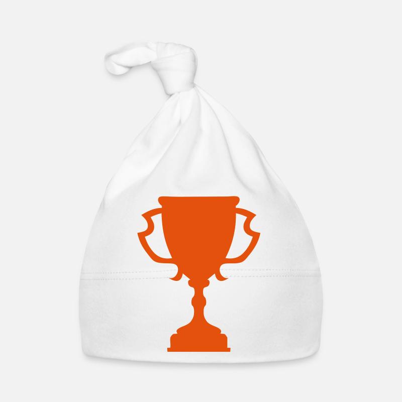 trophe coupe sport trophy trophae - Bonnet bio Bébé - blanc