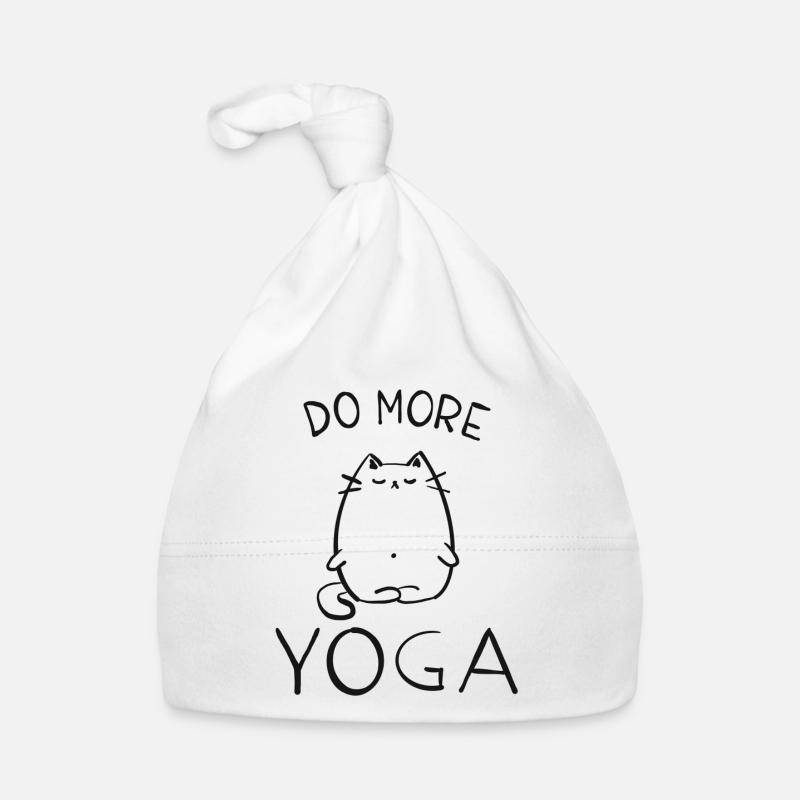 yoga - Bonnet bio Bébé - blanc