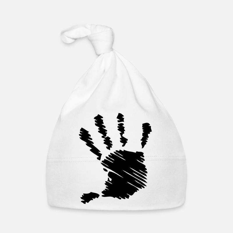 Hand right Baby Bio-Mütze