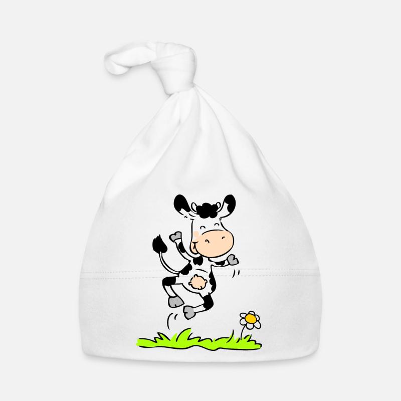 Joyious Cow Bonnet bio Bébé