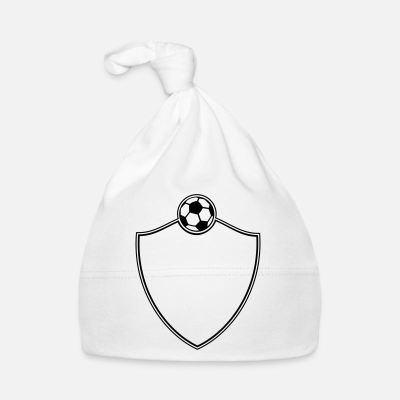 Soccer Emblem Baby Bio-Mütze