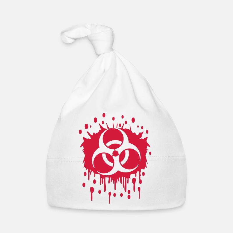 Graffiti de sang Biohazard Bonnet bio Bébé