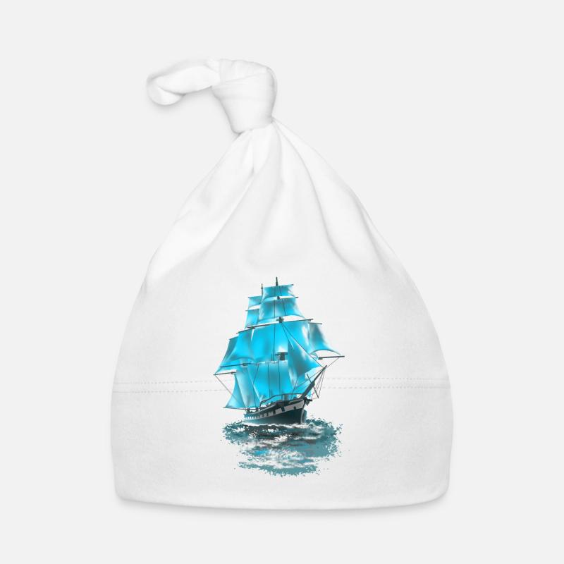 Segelschiff Baby Bio-Mütze