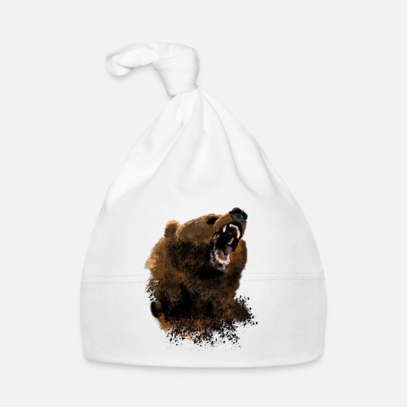 Bear Organic Baby Cap