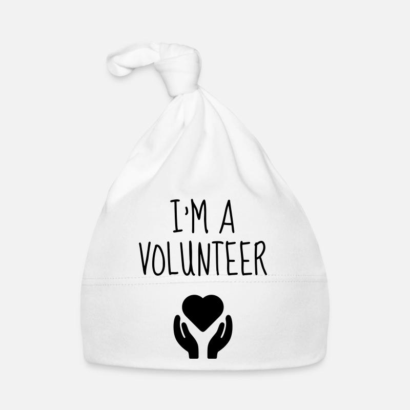 Volunteer Humanitarian Freiwilliger Bénévole Organic Baby Cap