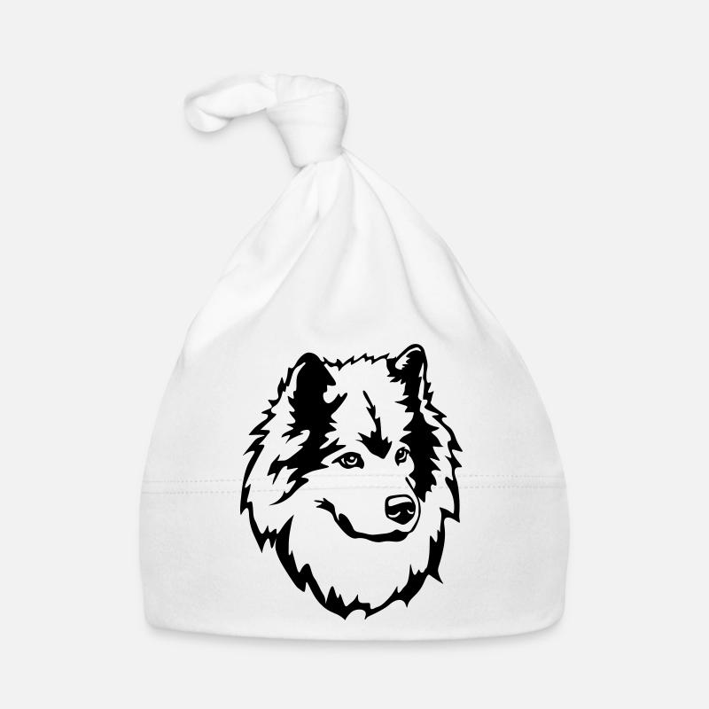 Eurasier Kopf Baby Bio-Mütze