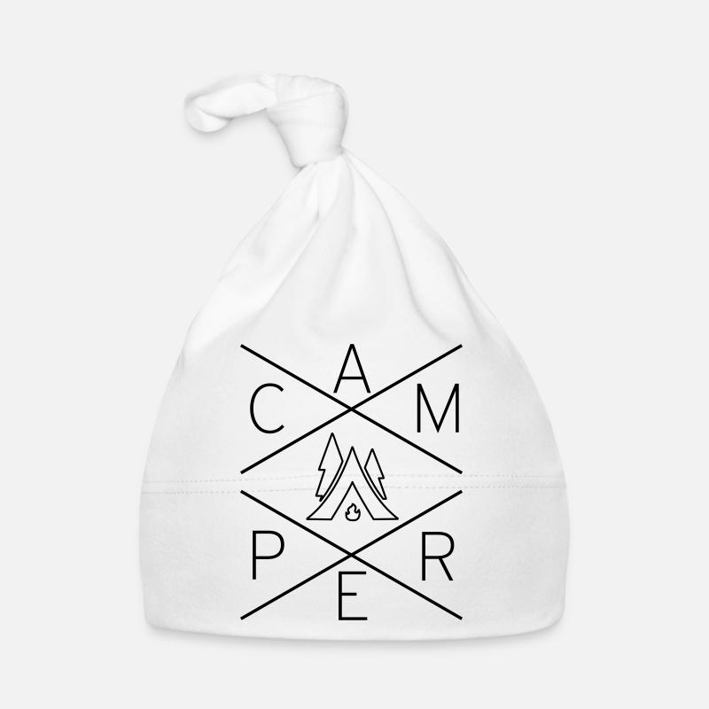 CAMPER - Baby Bio-Mütze - Weiß