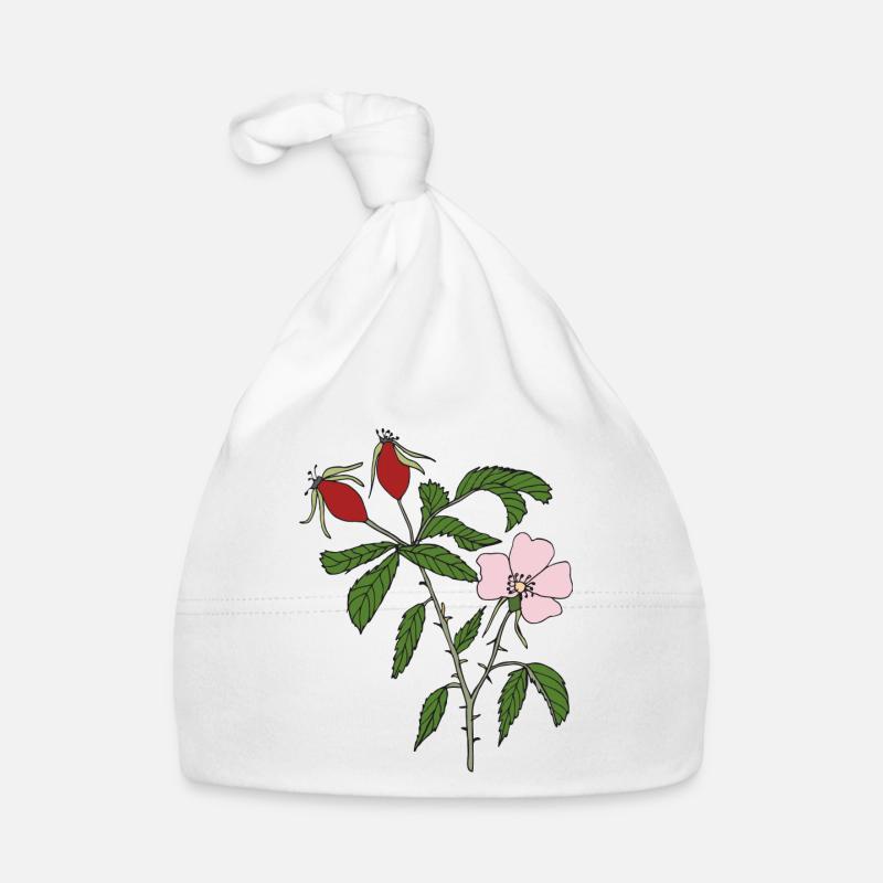 rose hip Organic Baby Cap