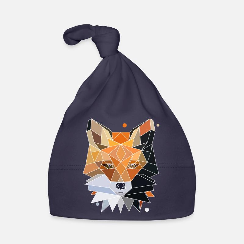 Conception de polygone de renard Bonnet bio Bébé