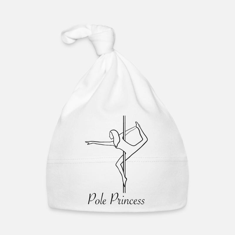 Pole Princess Pole Dance - Bonnet bio Bébé - blanc