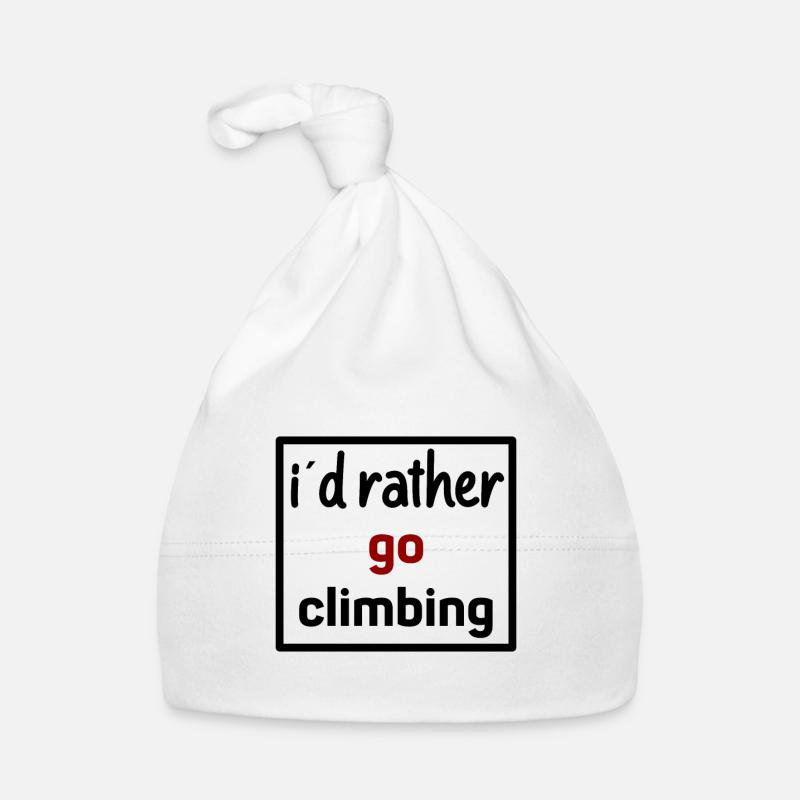 i would rather go climbing Baby Bio-Mütze