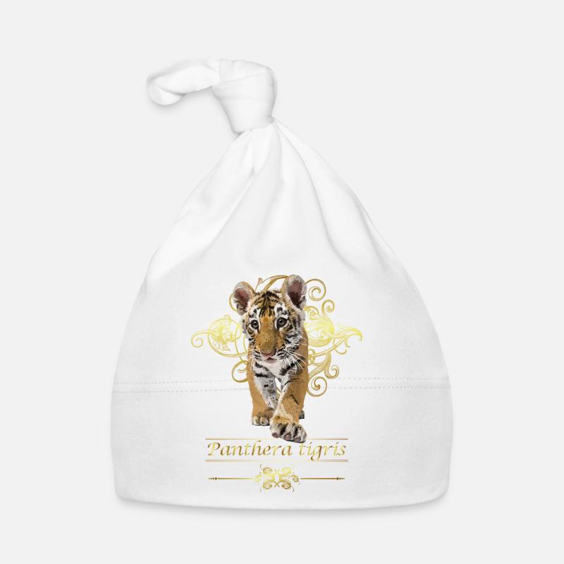 tigre du Bengale Bonnet bio Bébé