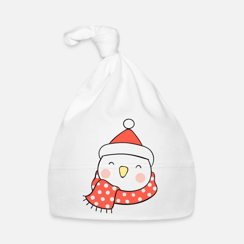 Noël avec PinPin le Pinguin Bonnet bio Bébé