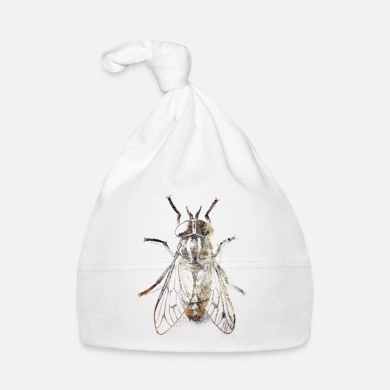 Fliege Baby Bio-Mütze