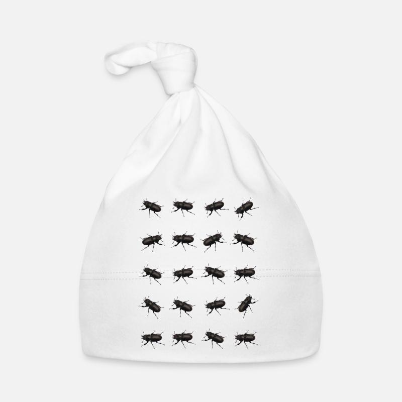 Stag Pattern Organic Baby Cap