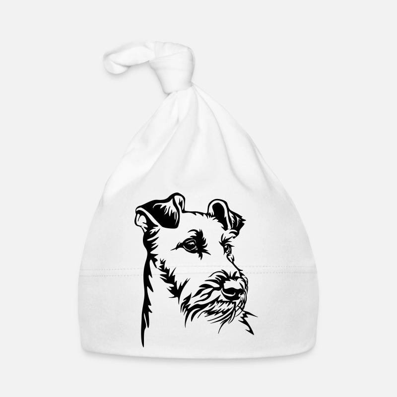 Tête de Terrier irlandais Bonnet bio Bébé