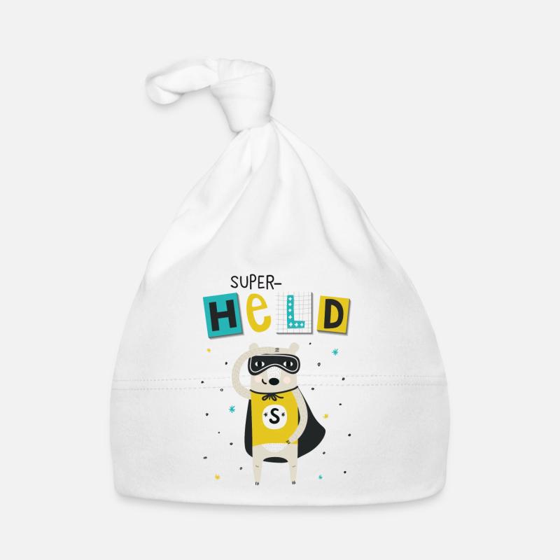 superheld Baby Bio-Mütze