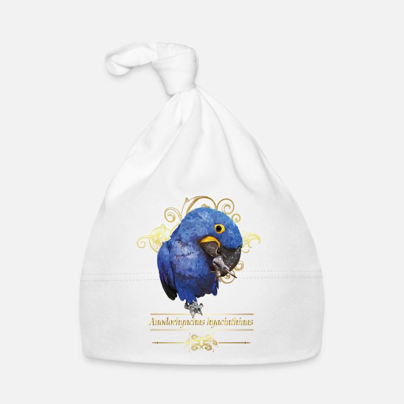 Hyazinth-Ara Baby Bio-Mütze