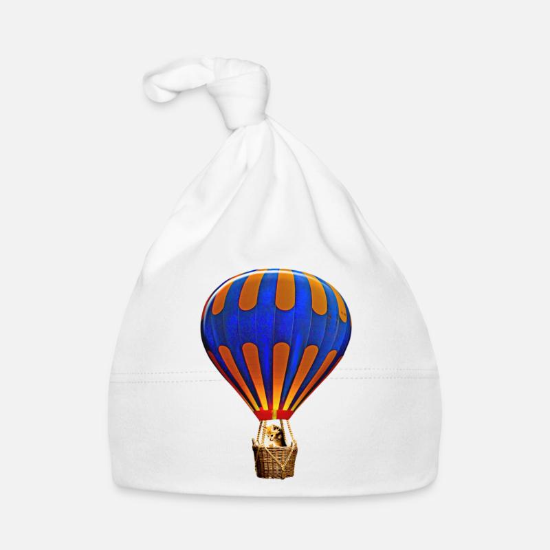Heißluftballon 3 Baby Bio-Mütze