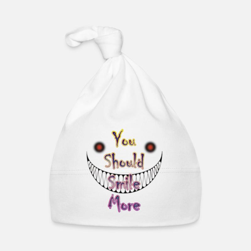 Vous devriez sourire plus Bonnet bio Bébé
